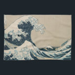 Linge De Cuisine La Grande Vague au large de Kanagawa<br><div class="desc">La Grande Vague de Kanagawa,  de la série '36 Vues du Mont Fuji' | par Katsushika Hokusai | Lieu de l'art : Collection privée | Artiste japonais | Numéro de collection d'images : XIR158277</div>