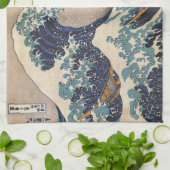 Linge De Cuisine La Grande Vague au large de Kanagawa (Plié)