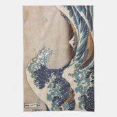Linge De Cuisine La Grande Vague au large de Kanagawa (Vertical)