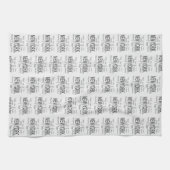 Linge De Cuisine La Grande ville de New York (typographie) (Horizontal)