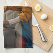 Linge De Cuisine la lechera de santomera (Quart Plié)