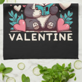Linge De Cuisine La lecture est ma Saint-Valentin (Plié)