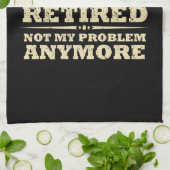 Linge De Cuisine La légende a officiellement retiré la retraite fuu (Plié)