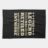 Linge De Cuisine La légende a officiellement retiré la retraite fuu (Horizontal)