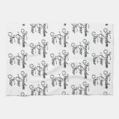 Linge De Cuisine La liberté face à la peur (Horizontal)