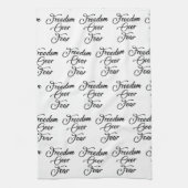 Linge De Cuisine La liberté face à la peur (Vertical)