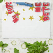 Linge De Cuisine La ma superpuissance est détection en métal (Plié)