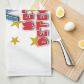 Linge De Cuisine La ma superpuissance est détection en métal (Quart Plié)