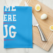 Linge De Cuisine La maison est où le carlin est carlin de faon (Quart Plié)