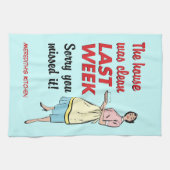 Linge De Cuisine La maison était propre (Horizontal)