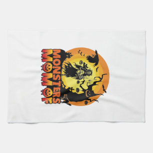 Linge De Cuisine La maman des monstres Halloween Monstre Fantôme Sq