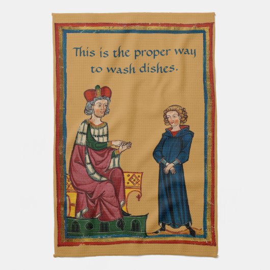 Linge De Cuisine La manière appropriée de laver des plats (Vertical)