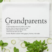 Linge De Cuisine La meilleure définition de grands-parents au monde (Plié)