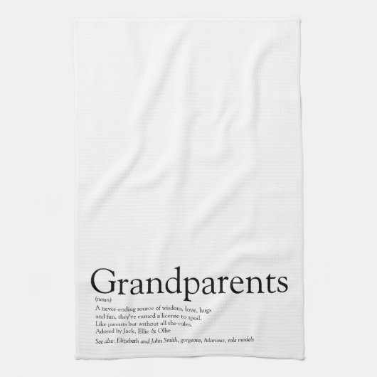 Linge De Cuisine La meilleure définition de grands-parents au monde (Vertical)