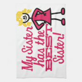 Linge De Cuisine La meilleure soeur (Vertical)