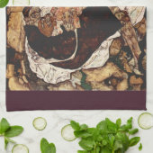 Linge De Cuisine La Mort et la Pucelle d'Egon Schiele (Plié)