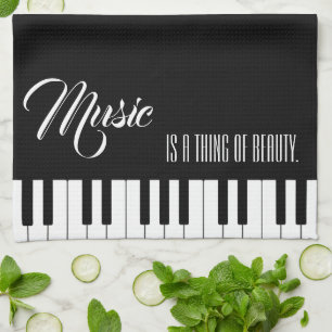 Linge De Cuisine La musique est une chose belle