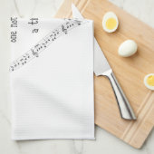 Linge De Cuisine La musique touche le coeur inspiré Citation (Quart Plié)