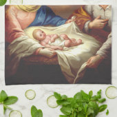 Linge De Cuisine La Nativité de Jésus-Christ (Plié)
