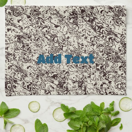 Linge De Cuisine La nature est Abstraite (Plié)