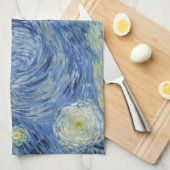 Linge De Cuisine La nuit étoilée de Van Gogh (Quart Plié)
