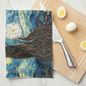 Linge De Cuisine La nuit étoilée de Vincent van Gogh (Quart Plié)
