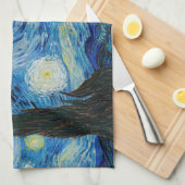 Linge De Cuisine La nuit étoilée de Vincent Van Gogh (Quart Plié)