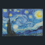 Linge De Cuisine La nuit étoilée de Vincent Van Gogh<br><div class="desc">Immergez-vous dans la beauté fascinante de la Nuit étoilée de Vincent Van Gogh avec cette reproduction de haute qualité. Possédez une histoire de l'art et laissez la brillance du chef-d'oeuvre de Van Gogh illuminer votre environnement.</div>