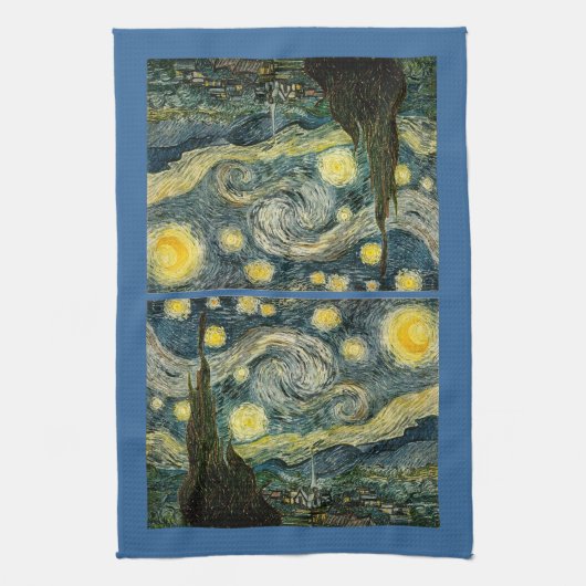 Linge De Cuisine La nuit étoilée de Vincent van Gogh (1889) (Vertical)