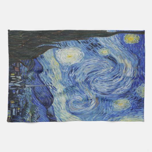 Linge De Cuisine La nuit étoilée par Vincent Van Gogh (Horizontal)