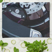 Linge De Cuisine Là où le caoutchouc rencontre la route (Plié)