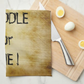 Linge De Cuisine La palette de kayak de drapeau de pirate ou (Quart Plié)