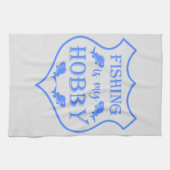 Linge De Cuisine La pêche est ma citation de bouclier de loisir sur (Horizontal)