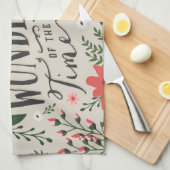 Linge De Cuisine La période la plus merveilleuse de l'année Fête Fl (Quart Plié)