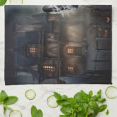 Linge De Cuisine La peur de l'Halloween (Plié)