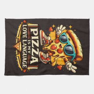 Linge De Cuisine La pizza est mon amour Cadeau amusant pour amateur