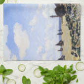 Linge De Cuisine La plage chez Honfleur, Claude Monet 1865 (Plié)