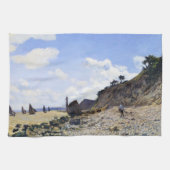 Linge De Cuisine La plage chez Honfleur, Claude Monet 1865 (Horizontal)