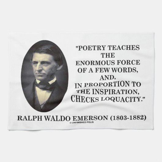 Linge De Cuisine La poésie enseigne l'énorme force de la citation (Horizontal)