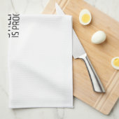 Linge De Cuisine La quiétude est progrès Machine à écrire minimalis (Quart Plié)