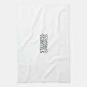 Linge De Cuisine La quiétude est progrès Machine à écrire minimalis (Vertical)