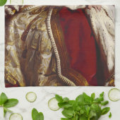 Linge De Cuisine La reine Victoria souffle rose bulle gomme (Plié)