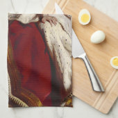 Linge De Cuisine La reine Victoria souffle rose bulle gomme (Quart Plié)