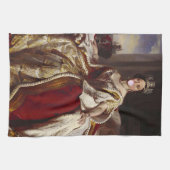 Linge De Cuisine La reine Victoria souffle rose bulle gomme (Horizontal)