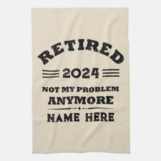 Linge De Cuisine La retraite personnalisée n'est plus mon problème (Vertical)