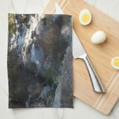 Linge De Cuisine La rivière Kaweah dans le parc national de Sequoia (Quart Plié)
