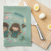 Linge De Cuisine La saison est plus douce avec des amis (Quart Plié)