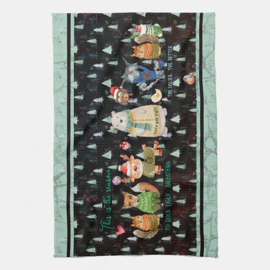 Linge De Cuisine La saison pour rocher des pulls moches (Vertical)