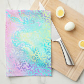 Linge De Cuisine La série Iridescent Leopard Design 10 (Quart Plié)