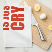 Linge De Cuisine La Sueur N'Est Qu'Un Gras Qui Pleure (Quart Plié)